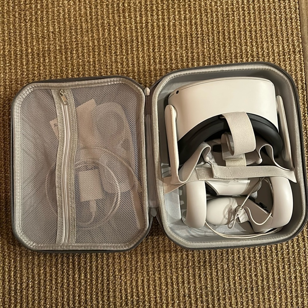 Meta Quest 2: Advanced All-In-One Virtual Reality Headset - 64GB with case